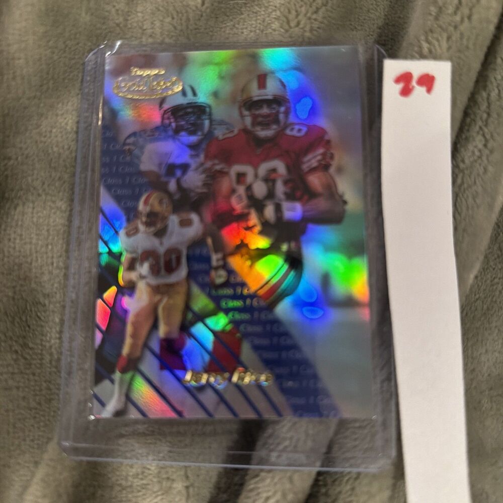 2000 Topps Gold Label - Jerry Rice #13 Class 1 - Picture 7 of 8